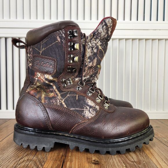 Cabela's Outfitter Series 10" Gore-Tex Mens Sz 8 D Camo Insulated Hunting Boots - Picture 1 of 11